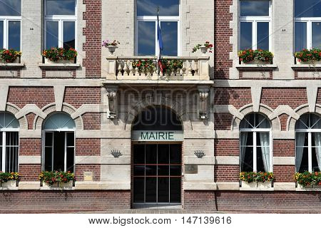 Buchy France - june 23 2016 : the city hall