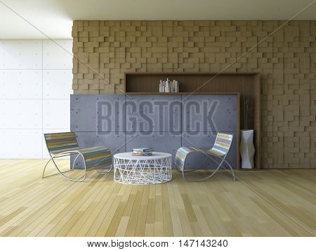 3Ds Interior-living Room