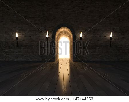 3Ds Stone Arch Door