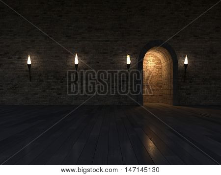 3Ds Stone Arch Door
