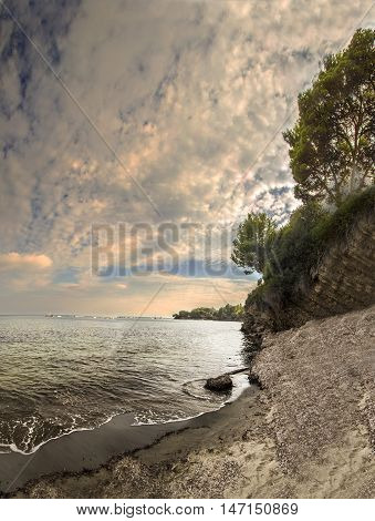 Italian sea Punta Licosa wonderful italian sea