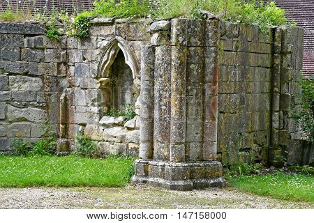 Saint Wandrille Rancon France - june 22 2016 : the Saint Wandrille abbey