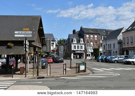 Buchy France - june 23 2016 : the city center