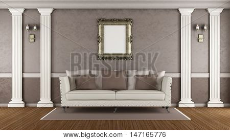 Brown Classic Living Room