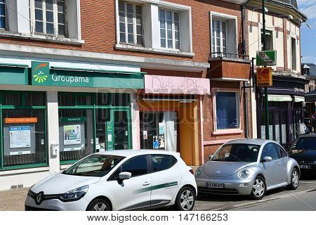 Buchy France - june 23 2016 : the city center