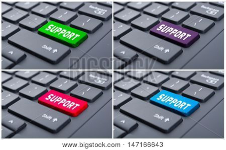 Online Assistance Or Help Concept