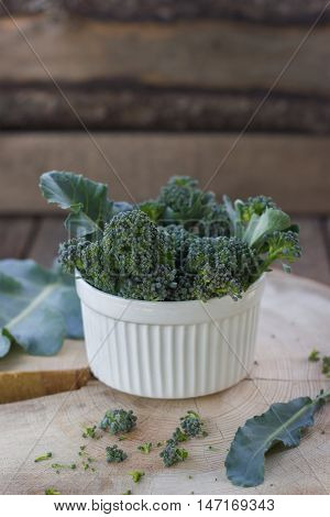 concept of healthy eating bunch of broccoli