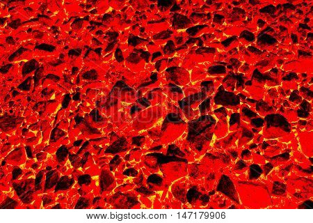 The texture of molten lava background, hot, rock, fire, magma,