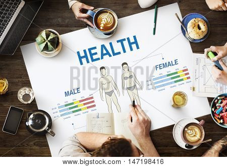 Health Check Annual Checkup Body Biology Concept