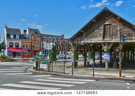 Buchy France - june 23 2016 : the city center