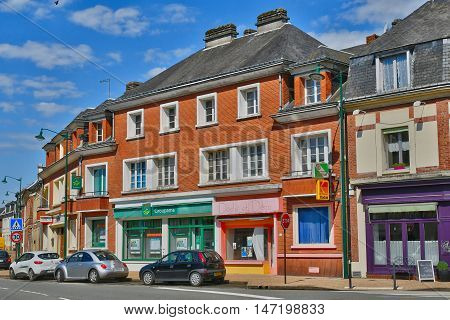Buchy France - june 23 2016 : the city center