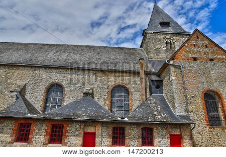 Cailly France - june 23 2016 : the Saint Martin church