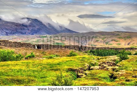 Thingvellir National Park, a UNESCO World Heritage Site in Iceland