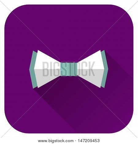 Vector Illustration Of Bow Tie Icon in flat style
