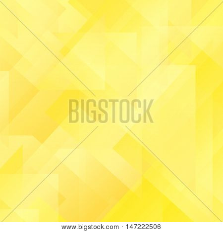 Abstract Yellow Pattern. Geometric Yellow Futuristic Background