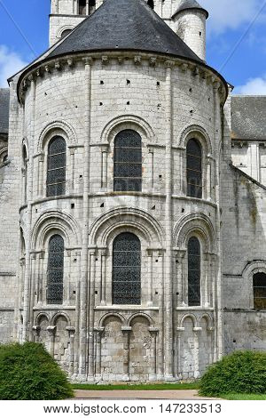 Saint Martin de Boscherville France - june 22 2016 : the Saint Georges abbey in Seine Maritime