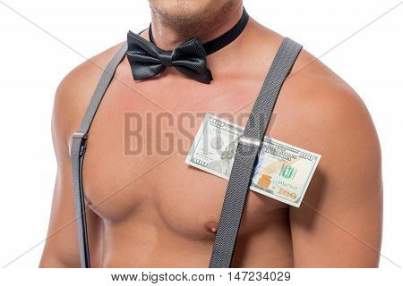 The Money Earned During The Striptease Close-up
