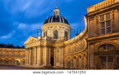 The French Academy is pre-eminent French council for matters pertaining to the French language.It was established in 1635 by cardinal Richelieu.