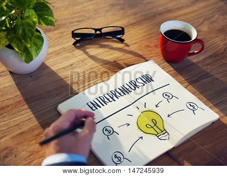 Entrepreneurship Tycoon Small Business Enterprise Concept