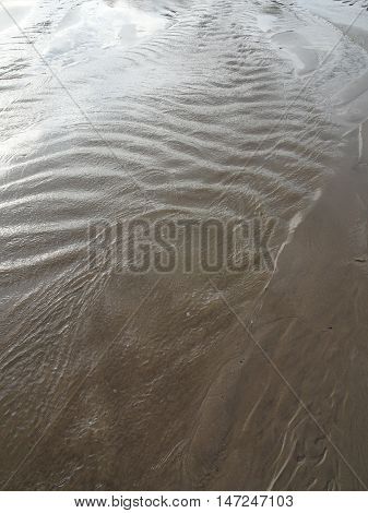 River and beach seascape photographed at Saunderfoot in Pembrokeshire