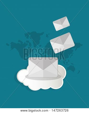mail messaging  related icons vector illustration design