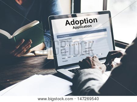 Adoption Application Family Guardianship Support Concept