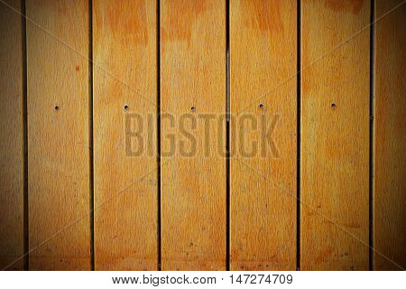 Old grunge wooded wall with vintage filter background)