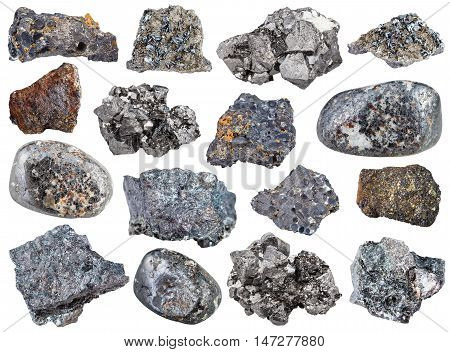 Collection From Specimens Of Magnetite Ore