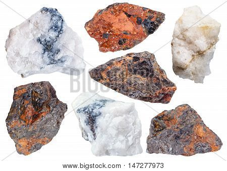 Collection From Specimens Of Wolframite Ores