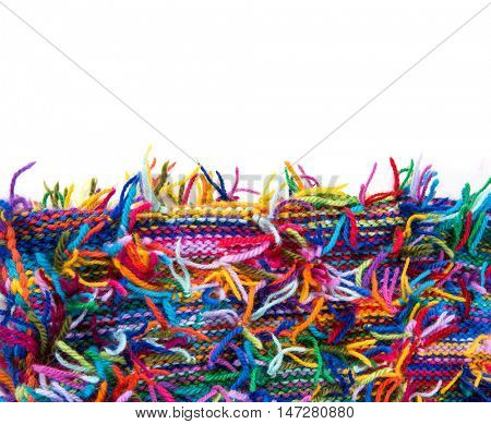 striped colorful wool texture handmade patten closeup macro blue red green yellow pink purple orange