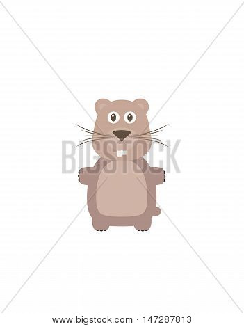Funny Hampster Character