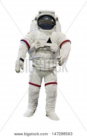 astronaut isolated on white background , spacesuite
