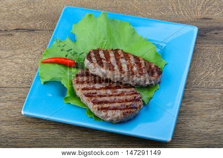 Grilled Burget Cutlet