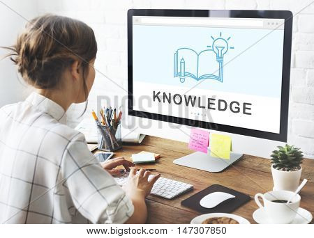 Be Creative E-learning Innovation Education Knowledge Concept