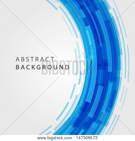 Digital Geometric Lines Abstract Vector Background