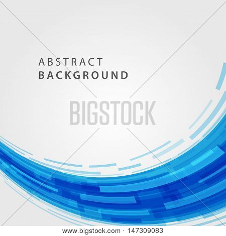 Digital Geometric Lines Abstract Vector Background