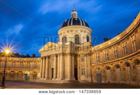 The French Academy is pre-eminent French council for matters pertaining to the French language.It was established in 1635 by cardinal Richelieu.