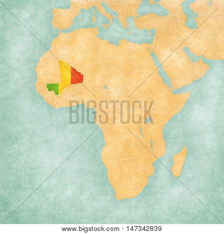 Map Of Africa - Mali