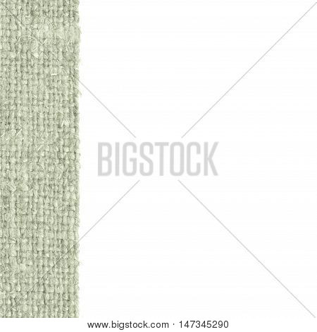 Textile frame fabric element viridian canvas rag material art background