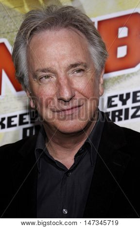 Alan Rickman at the Los Angeles premiere of 'Noble Son' held at the Egyptian Theater in Hollywood, USA on December 2, 2008.