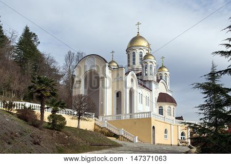 Church of Kazan icon of Our Lady in Dagomys, suburb of Sochi, South Russia