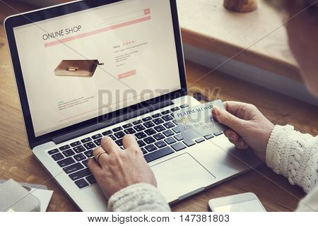 Shopping Payment Onling Technology Connect Concept
