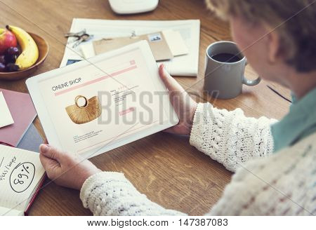 Shopping Payment Onling Technology Connect Concept