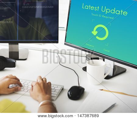 Latest Update Upgrade New Version Concept