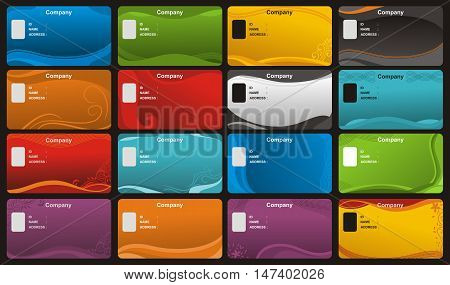 modern and clean personal business card template ready use