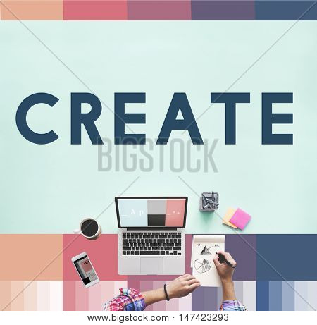 Create Creativity Ideas Design Concept