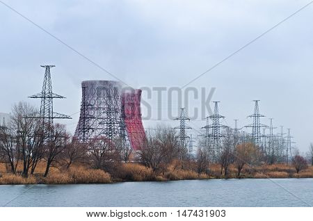 Thermal power plant in the cold season