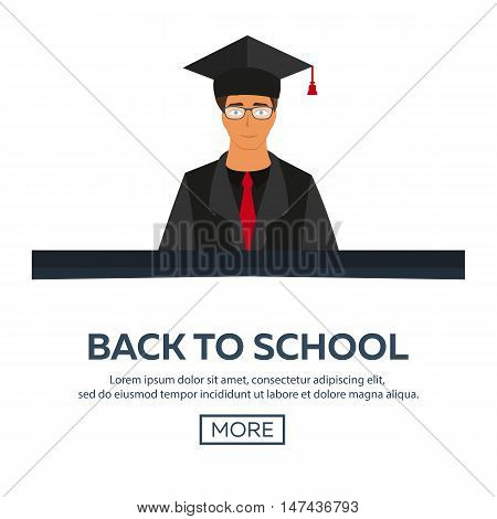 Back to School. Suit. School Costume. Vector illustration.
