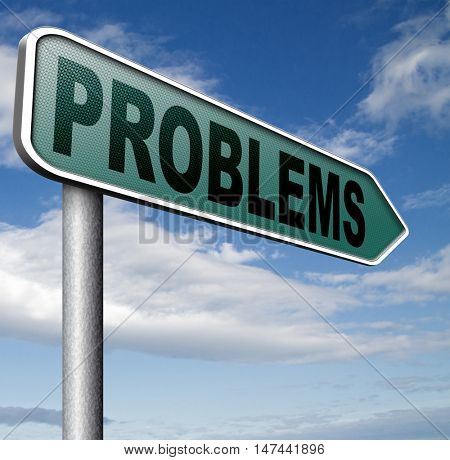 solve problems find solutions problem solving sign 3D illustration