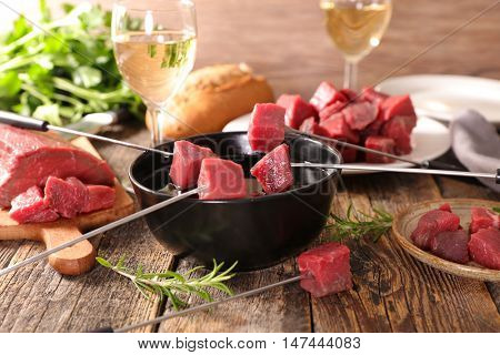 beef fondue